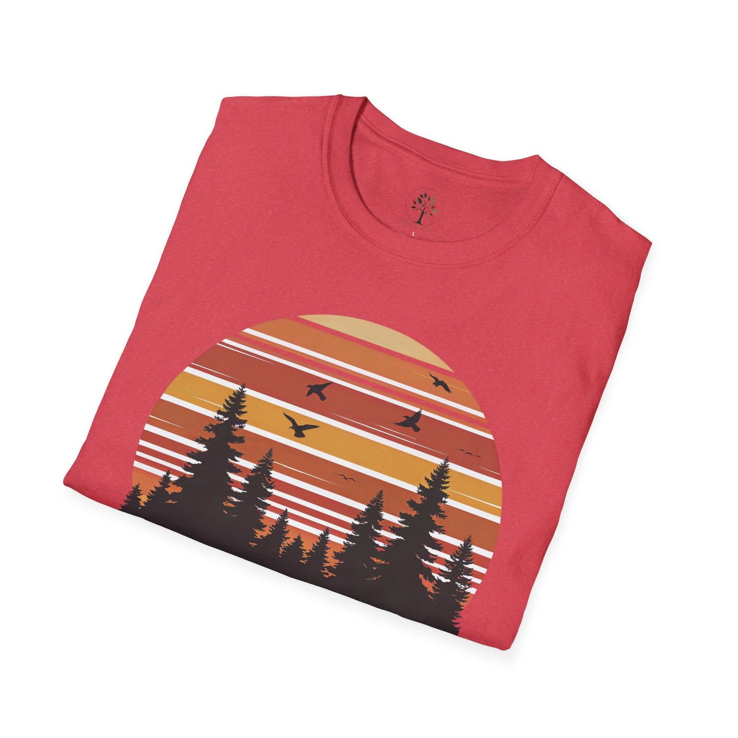 Heather Red | Rooted & Radiant, folded view