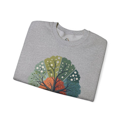 Sport Grey | Circle of Seasons Sweatshirt, folded view