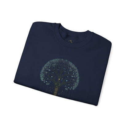 Navy | The Forest Remembers Sweatshirt, folded view