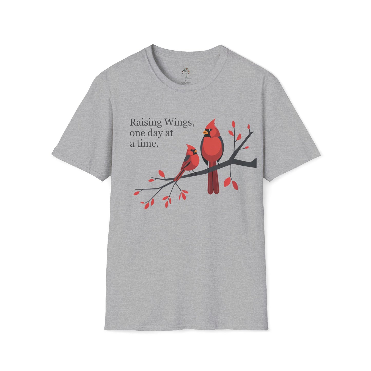 Sport Grey | Raising Wings, One day at a time, front view