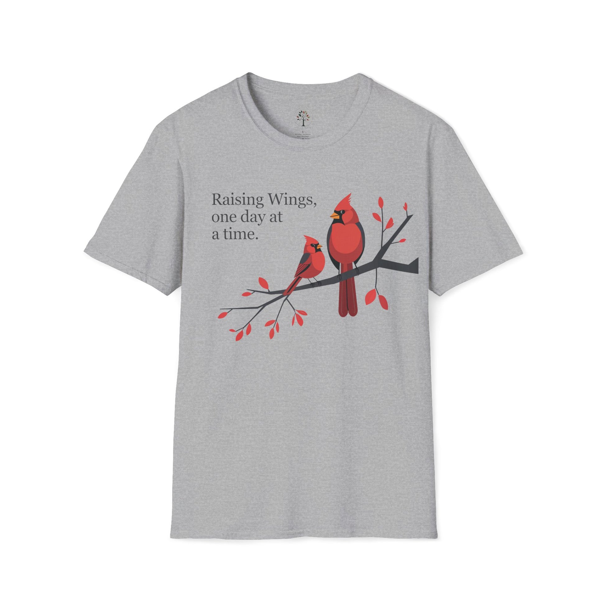 Sport Grey | Raising Wings, One day at a time, front view