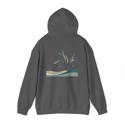 Charcoal | Whispers in the Breeze Hoodie, back view 2