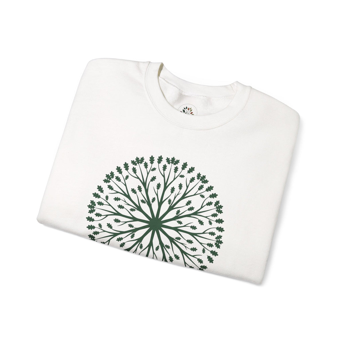 White | Connected Sweatshirt, folded view