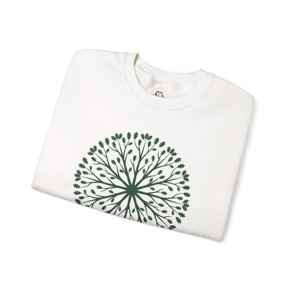 White | Connected Sweatshirt, folded view
