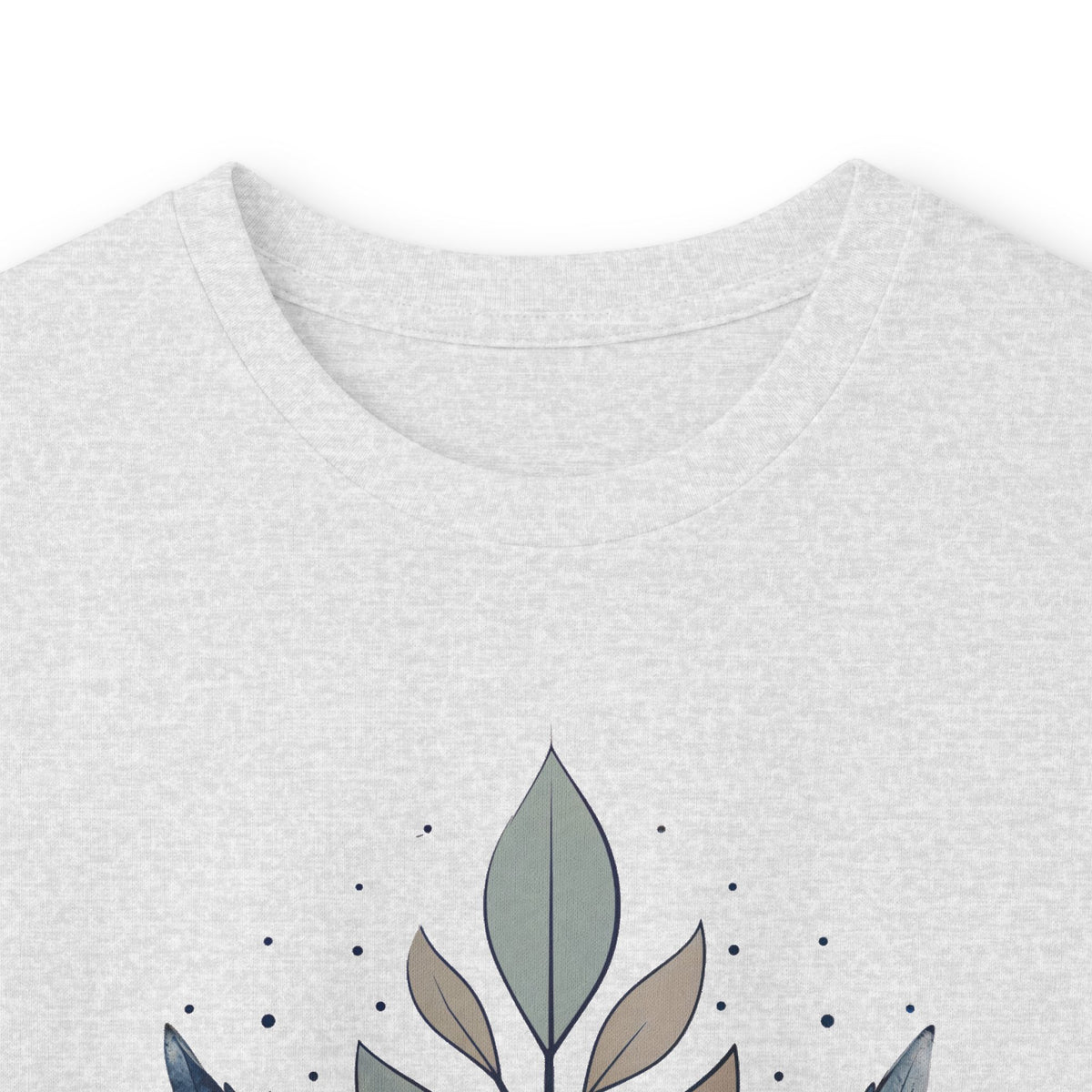 Ash | Flourish Long Sleeve Tee, folded view