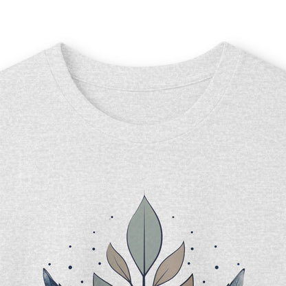 Ash | Flourish Long Sleeve Tee, folded view