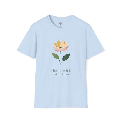 Light Blue | Bloom with Intention, front view