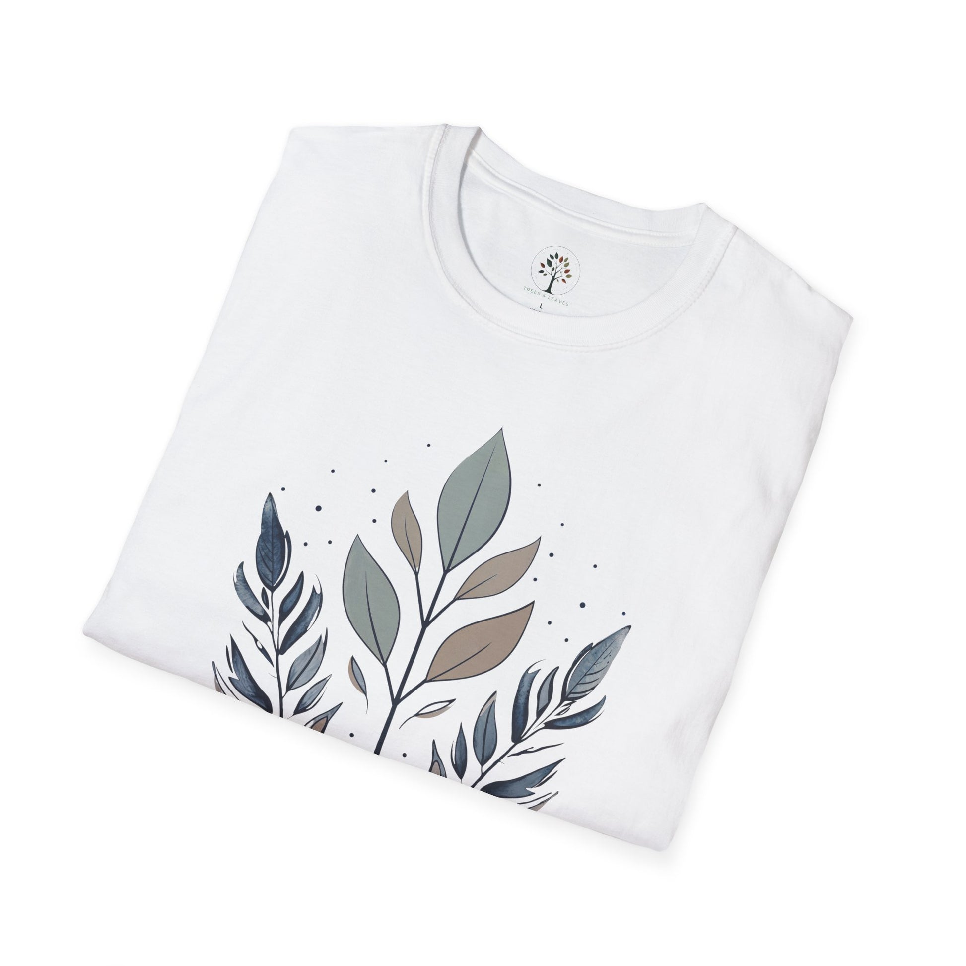 White | Flourish, folded view