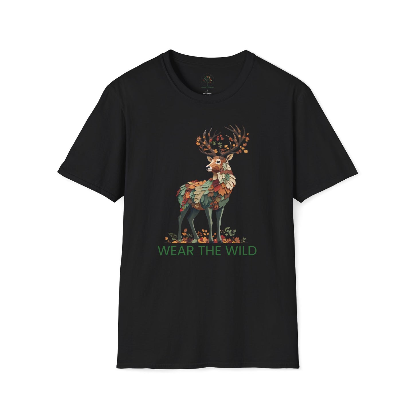 Black | Wear The Wild, front view