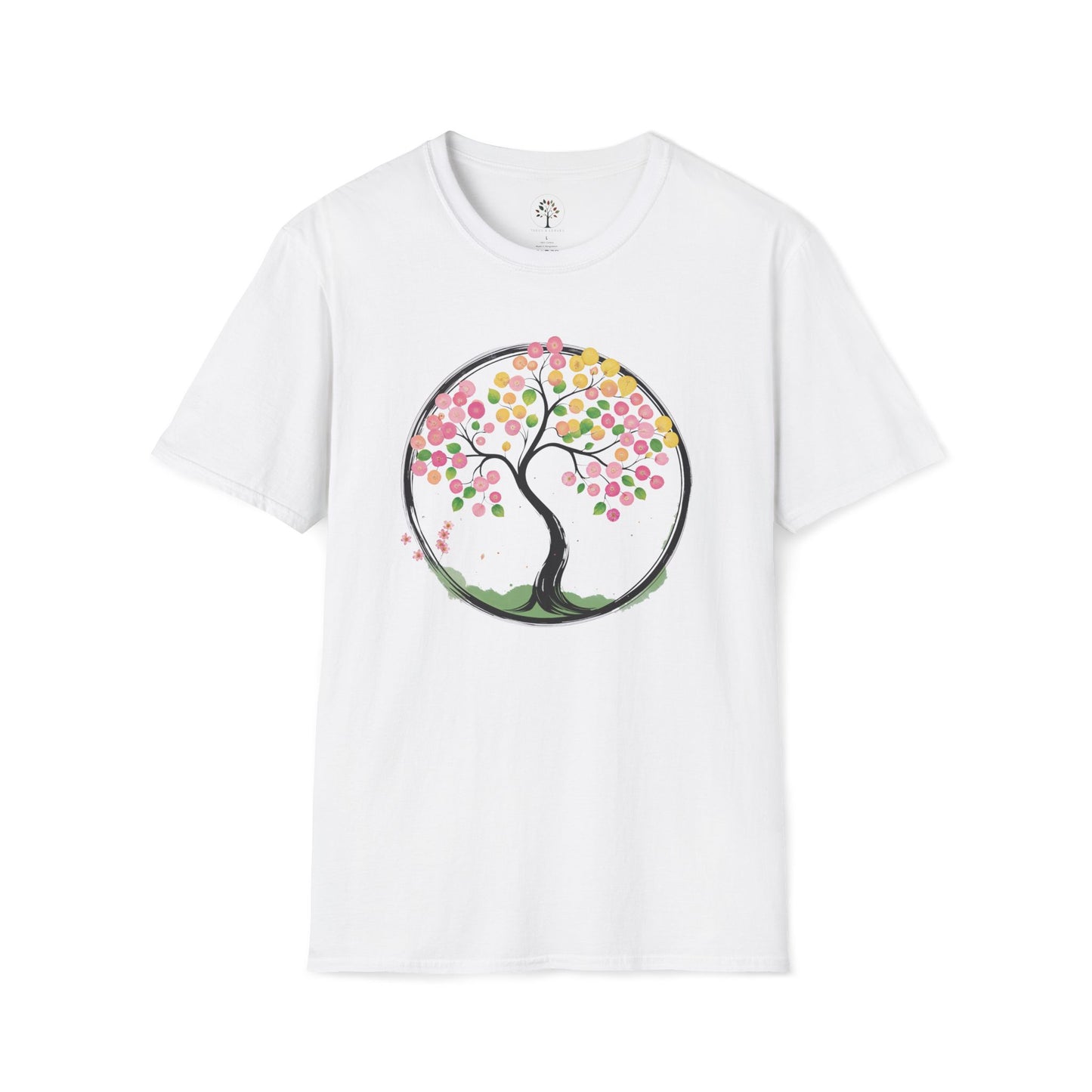 White | Joy in Bloom, front view