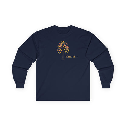 Navy | Almost Long Sleeve, front view
