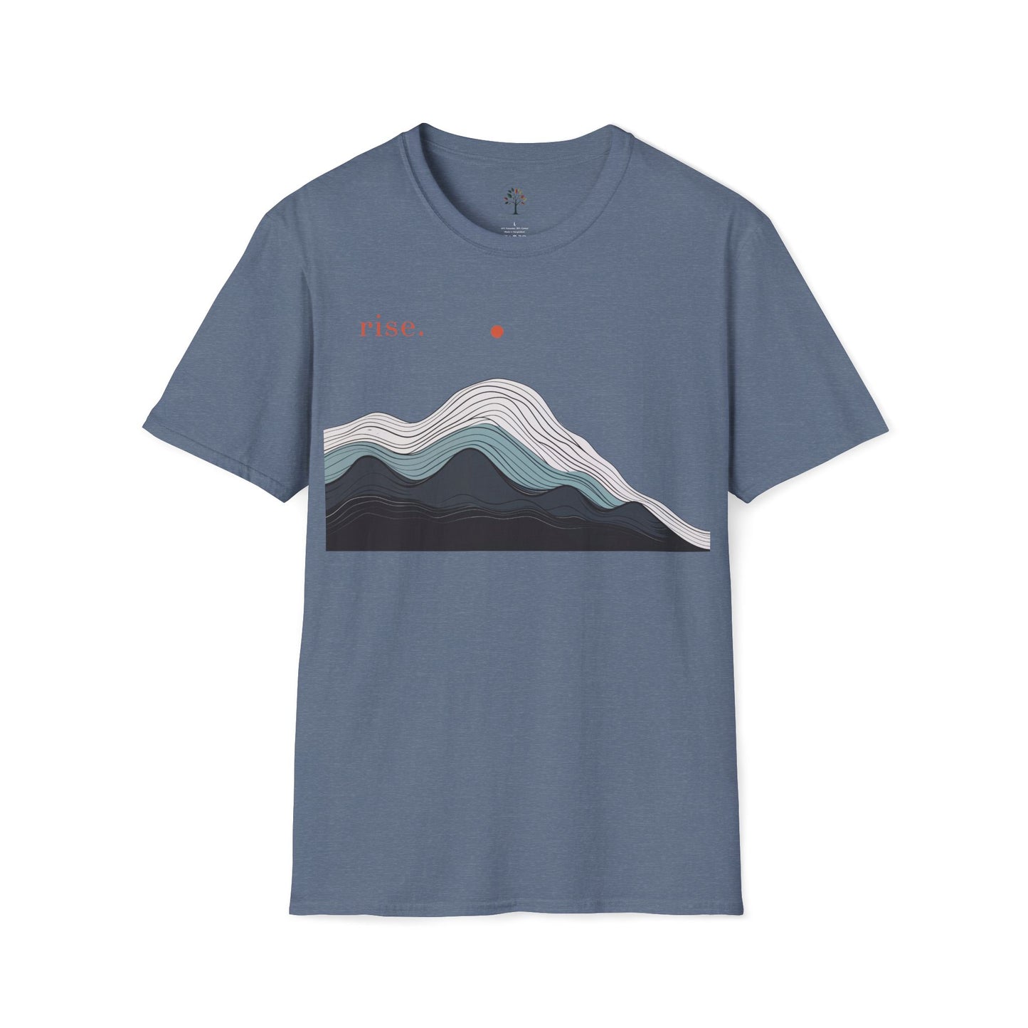 Heather Indigo | Rise, front view