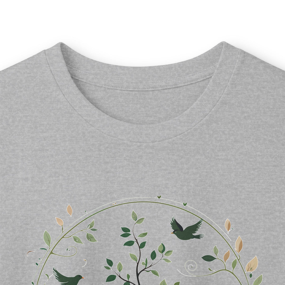Sport Grey | Circle of Life Long Sleeve Tee, folded view