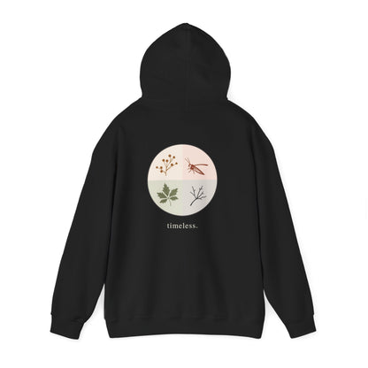 Black | Timeless Hoodie, back view 2
