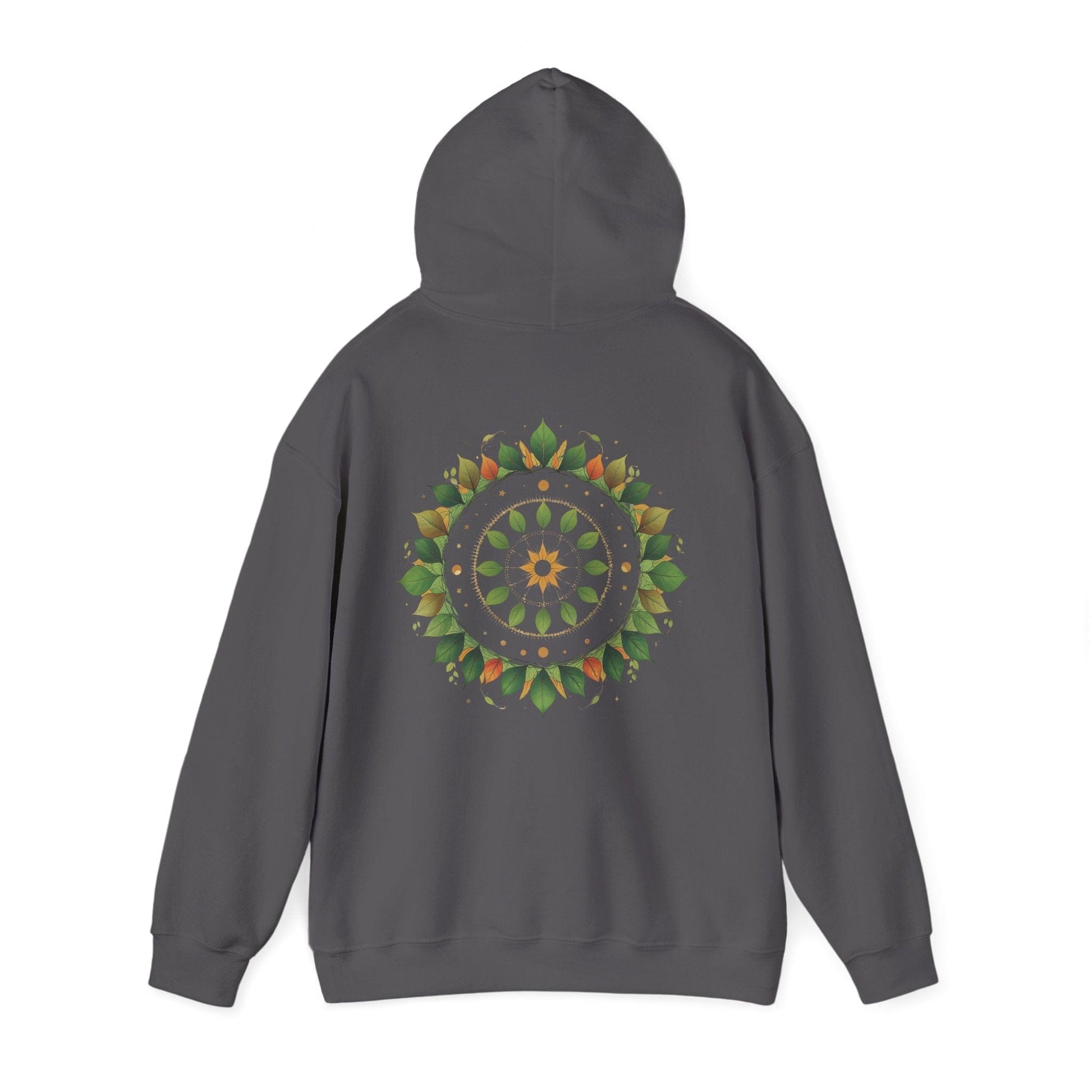 Charcoal | Celestial Growth Hoodie, back view 2