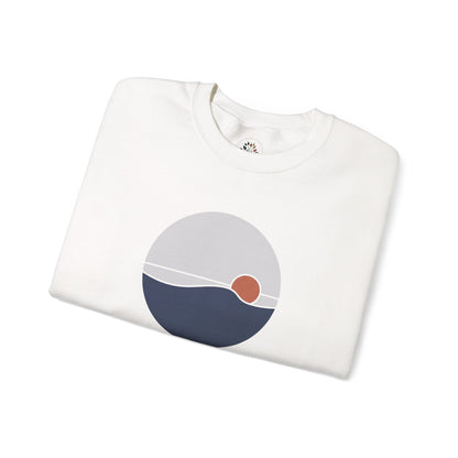 White | Shore Sweatshirt, folded view