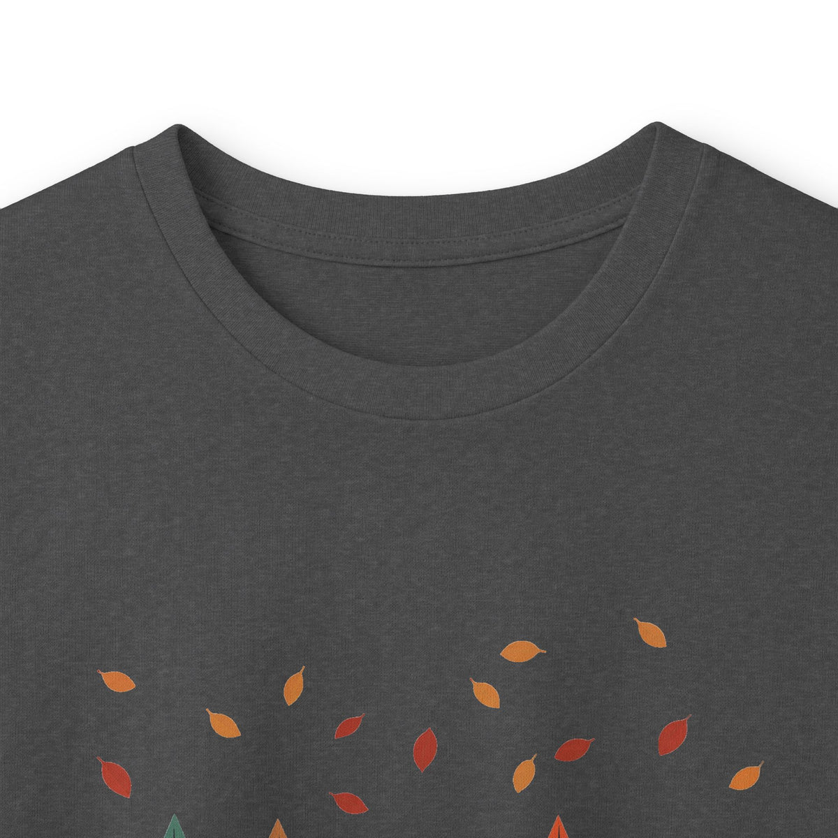 Dark Heather | Horizon Fall Long Sleeve Tee, folded view