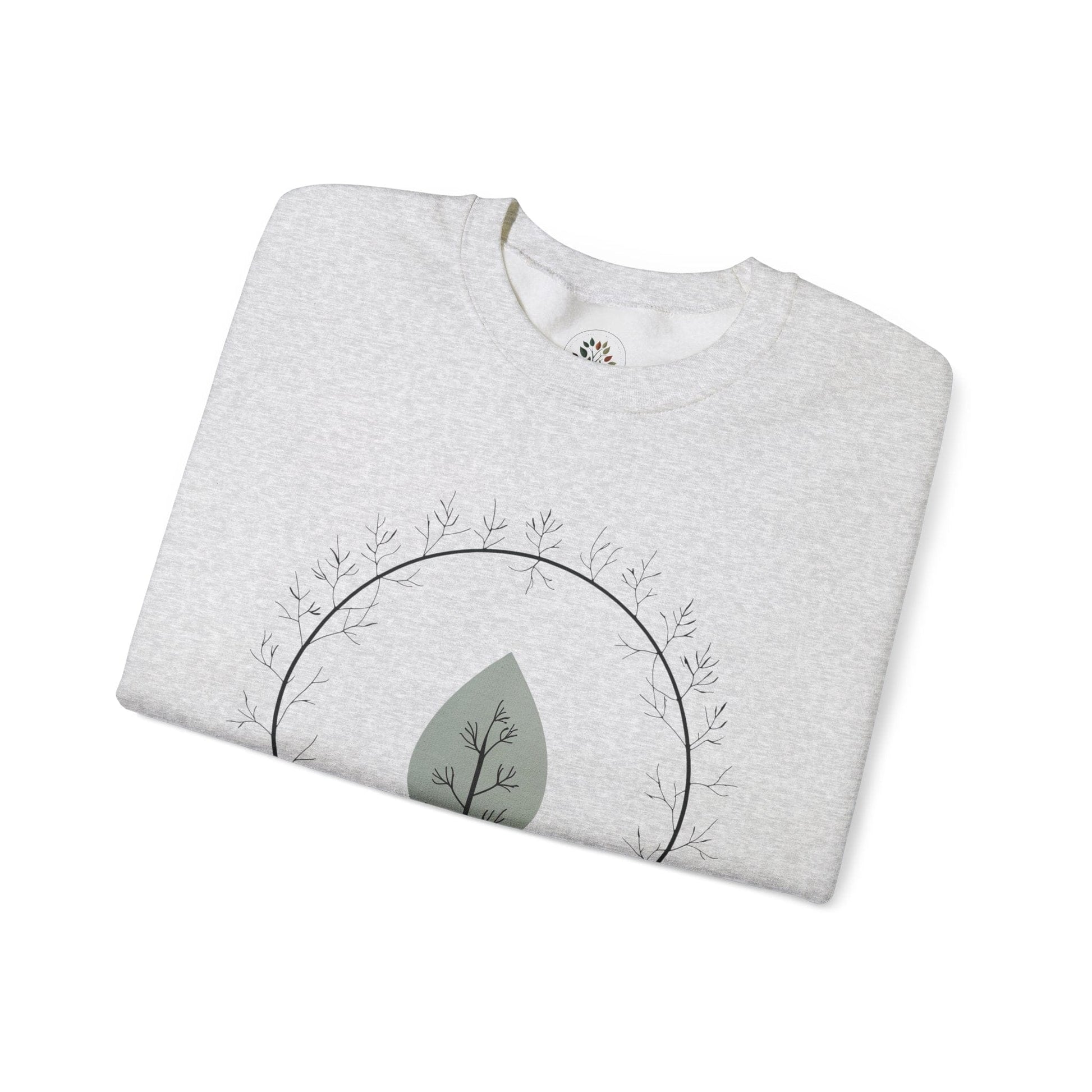 Ash | Leaf of Life Sweatshirt, folded view