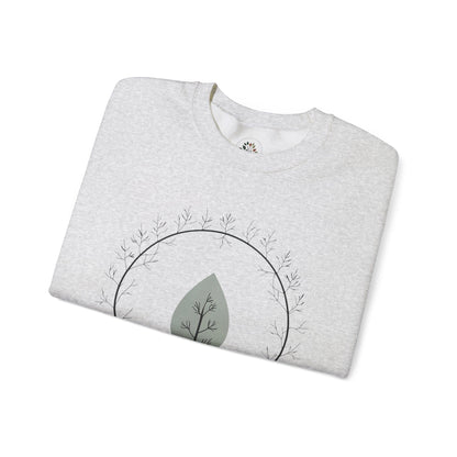 Ash | Leaf of Life Sweatshirt, folded view