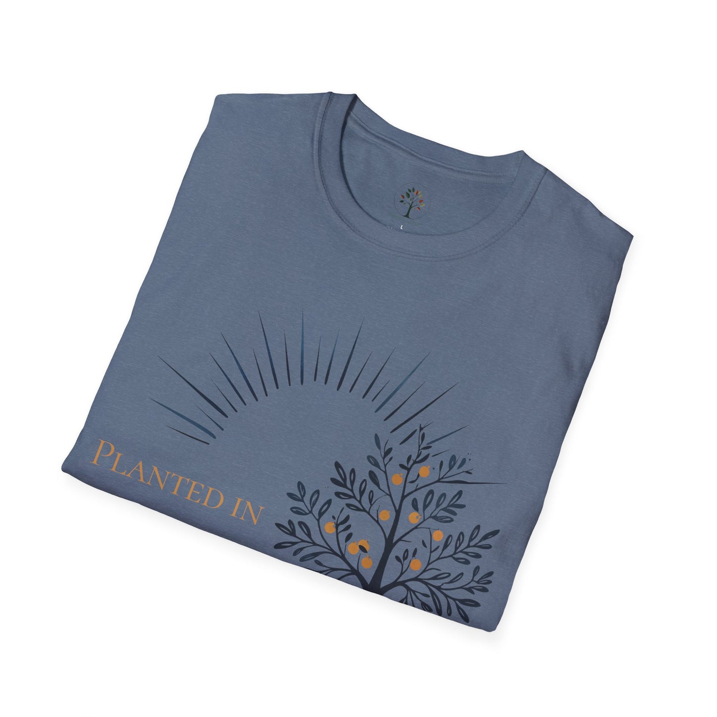 Heather Indigo | Planted in Love, folded view