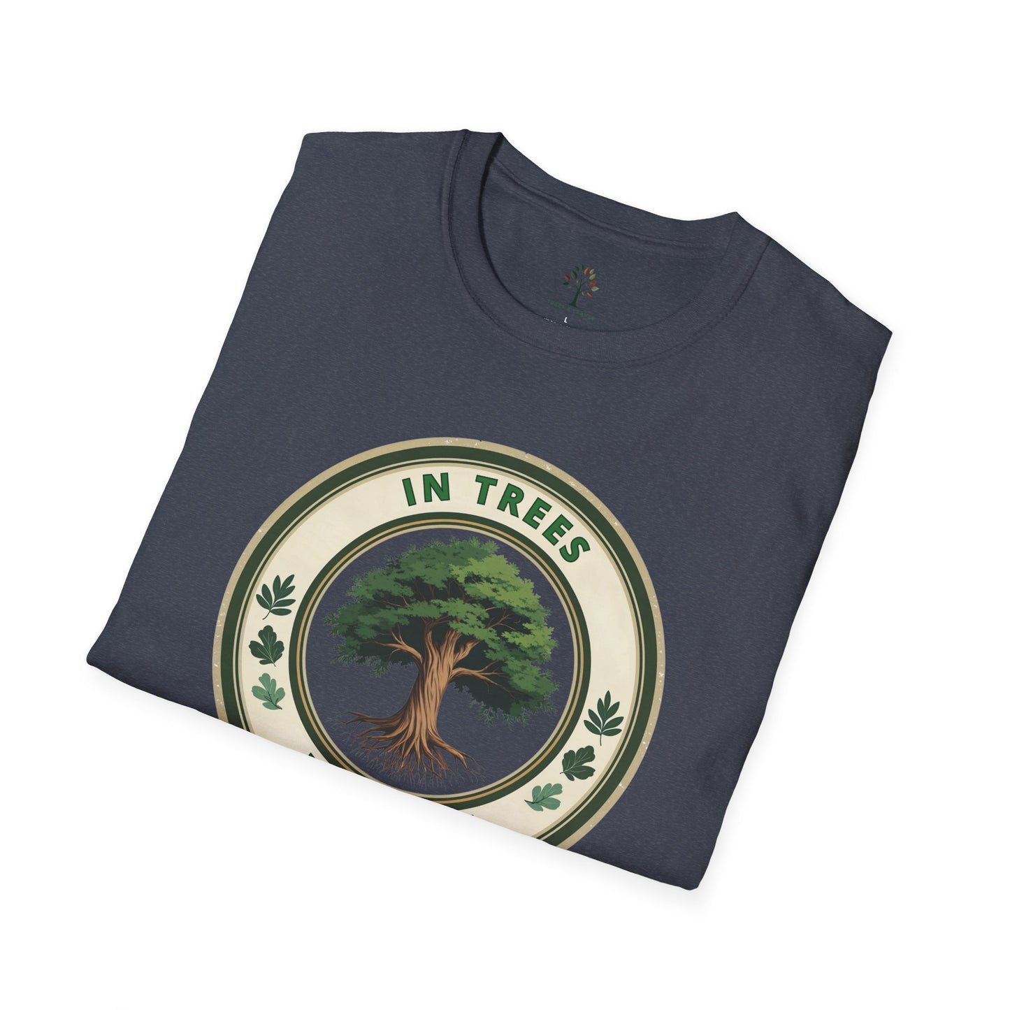 Heather Navy | In Trees We Trust, folded view