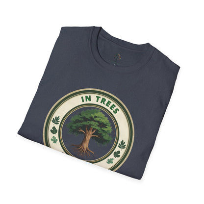Heather Navy | In Trees We Trust, folded view