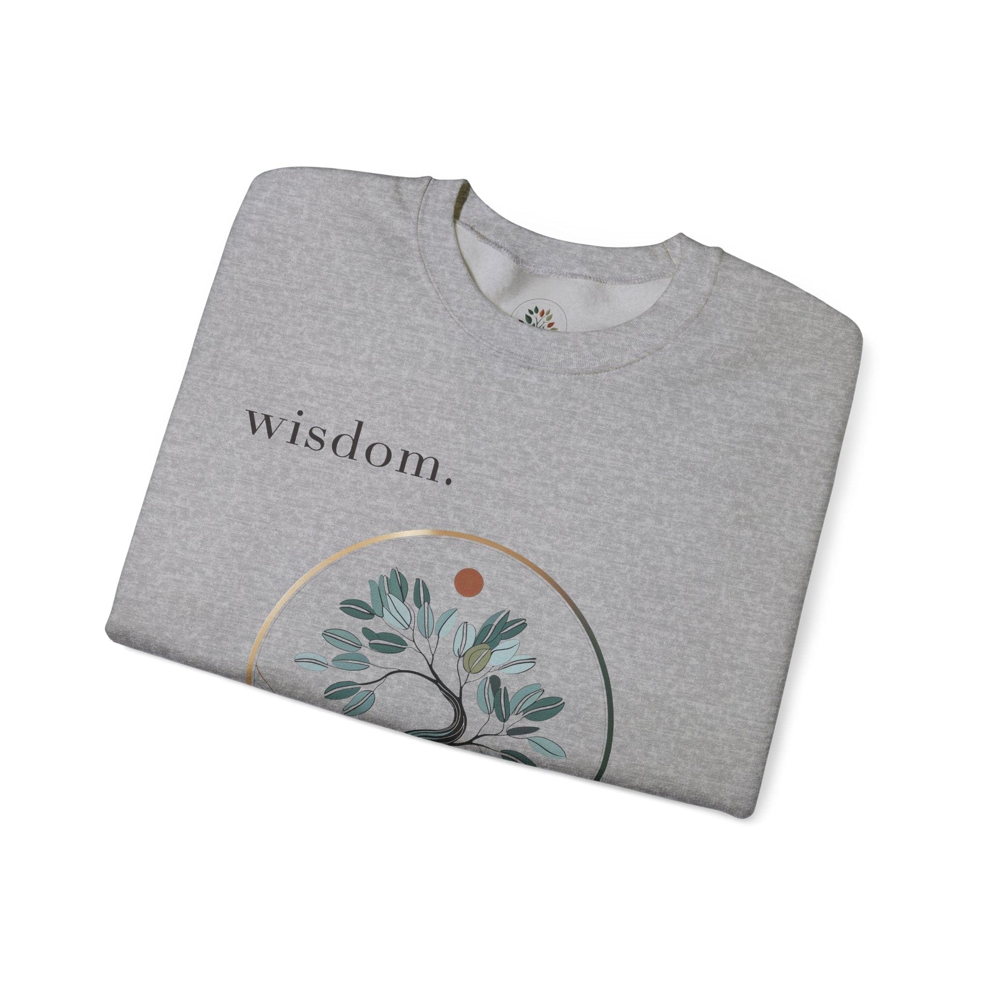 Sport Grey | Wisdom Sweatshirt, folded view