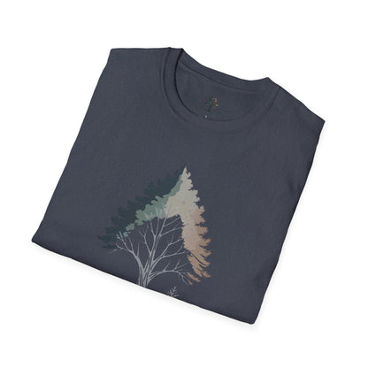Heather Navy | Rooted like Dad, folded view