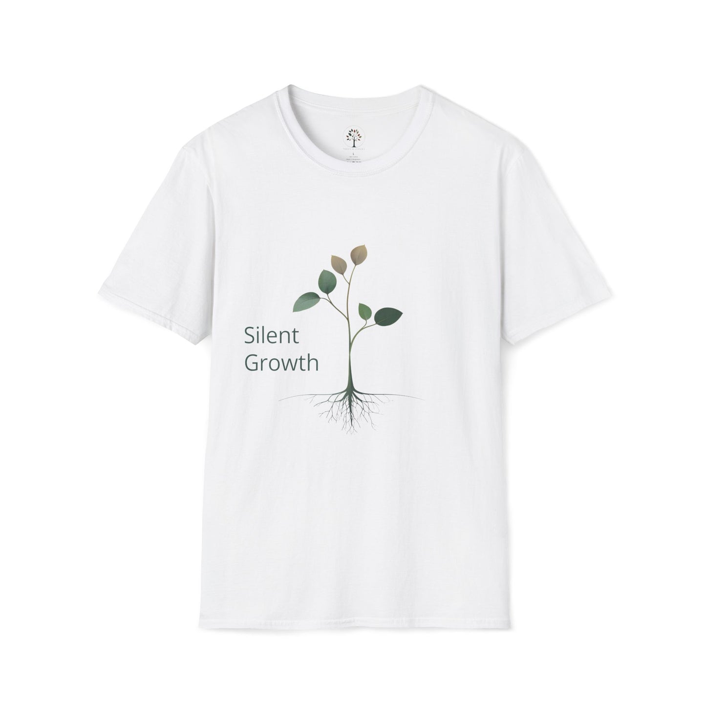 White | Silent Growth, front view