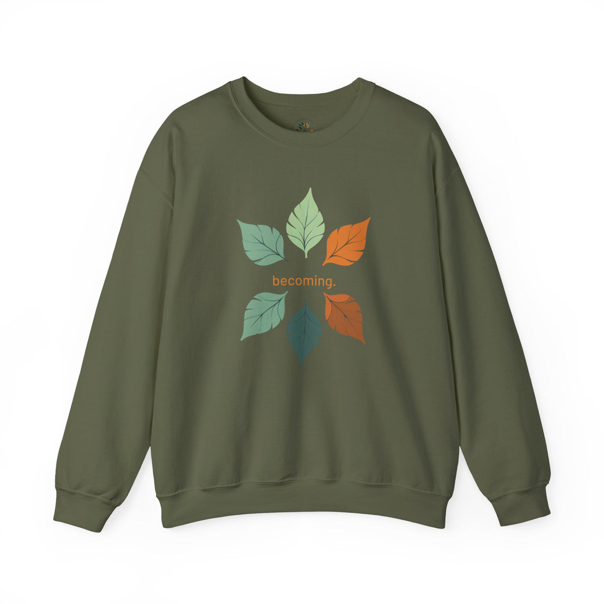 Military Green | Becoming Sweatshirt, front view