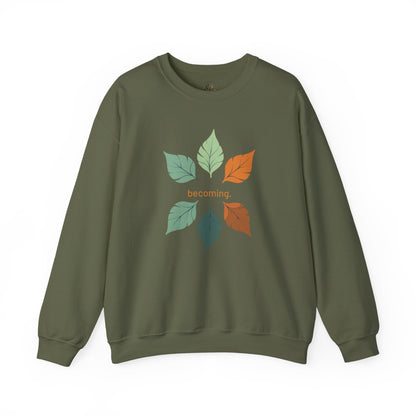Military Green | Becoming Sweatshirt, front view