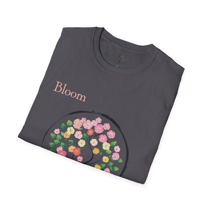 Charcoal | Bloom, folded view