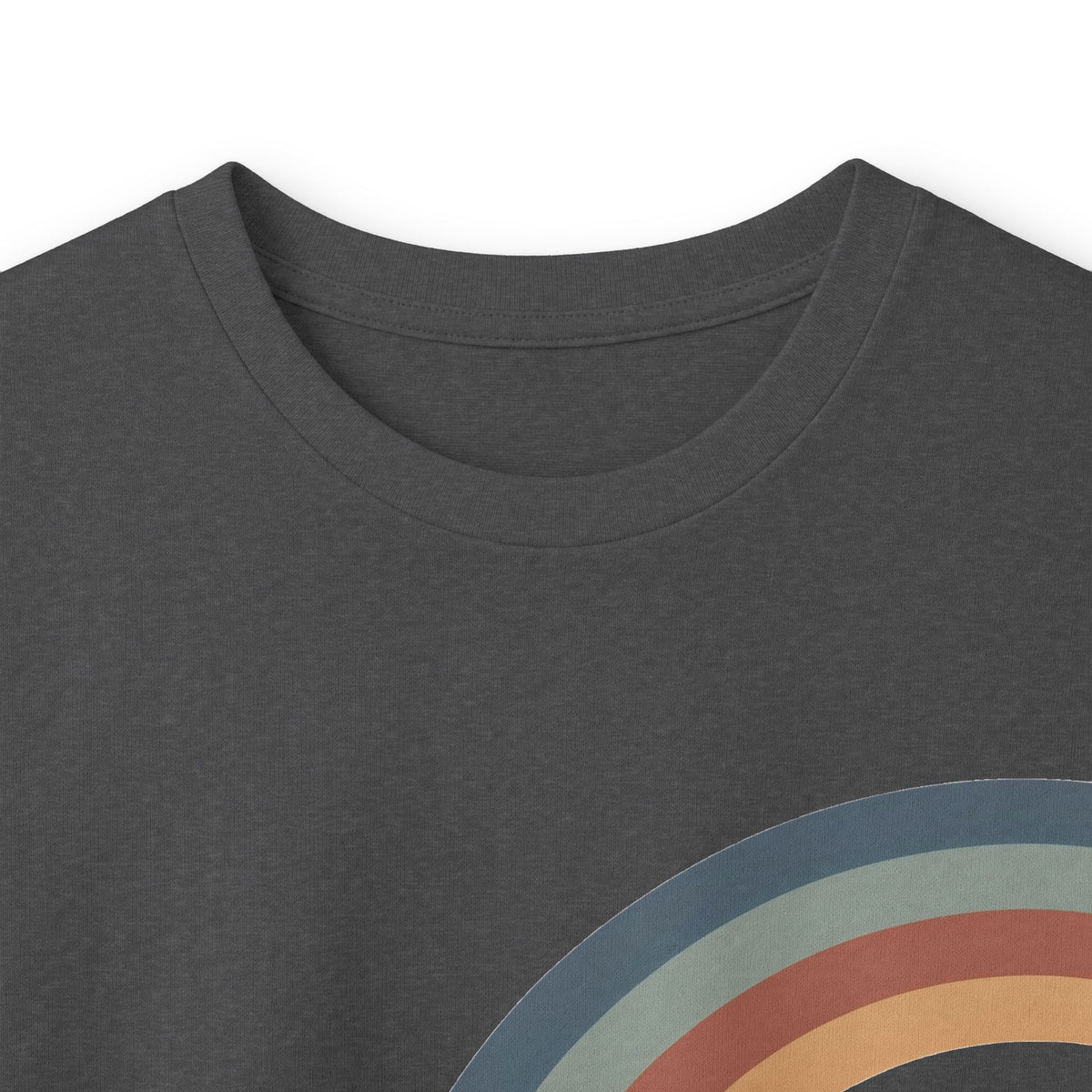Dark Heather | Horizon Arch Long Sleeve, folded view