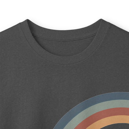 Dark Heather | Horizon Arch Long Sleeve, folded view