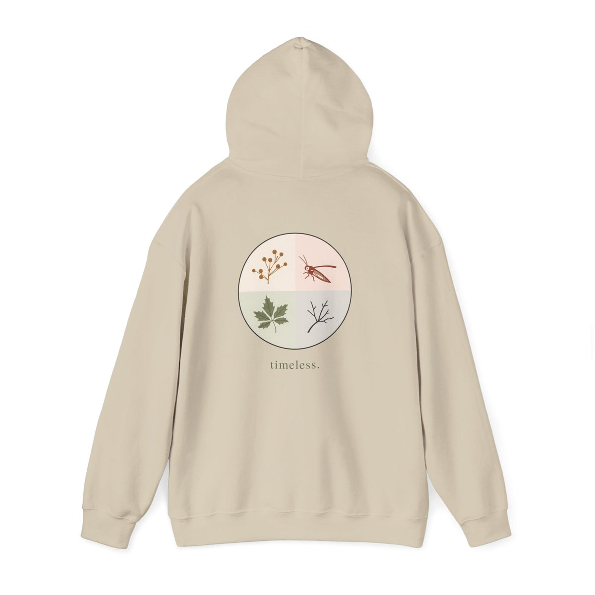 Sand | Timeless Hoodie, back view 2