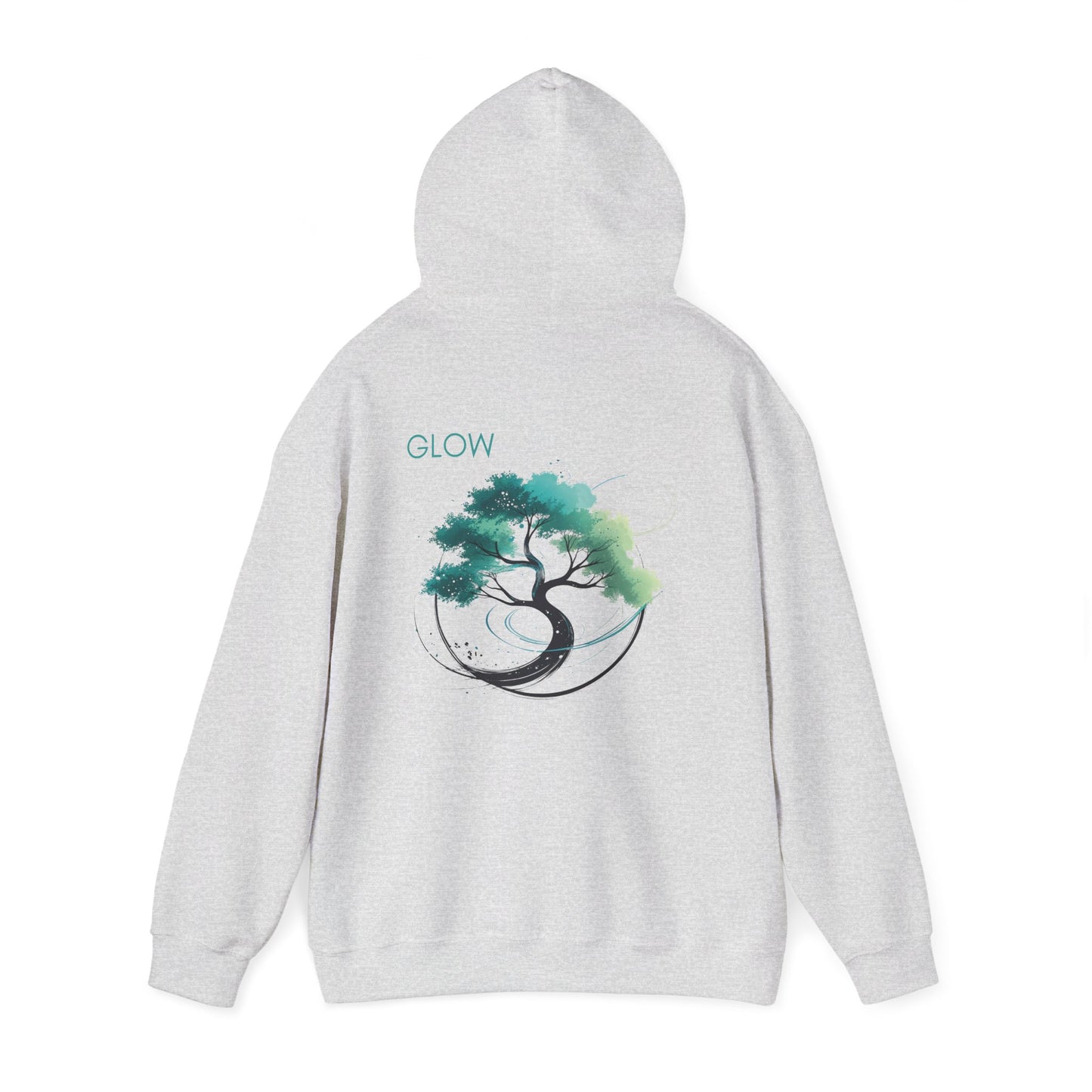 Ash | Glow Hoodie, back view 2