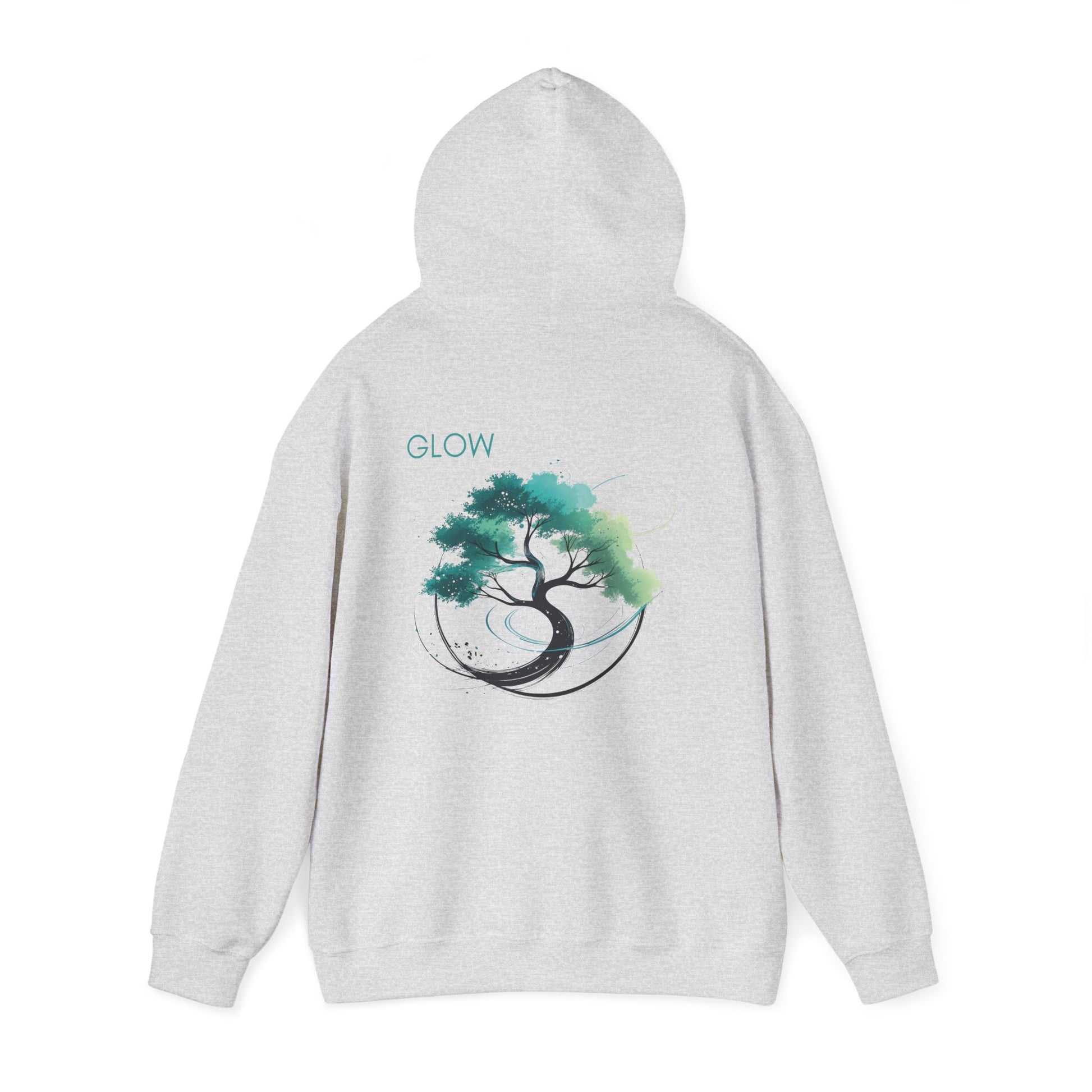 Ash | Glow Hoodie, back view 2