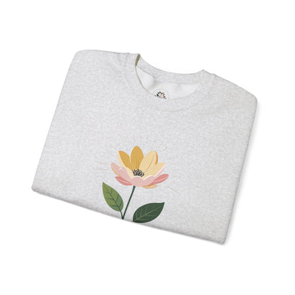 Ash | Bloom with intention Sweatshirt, folded view