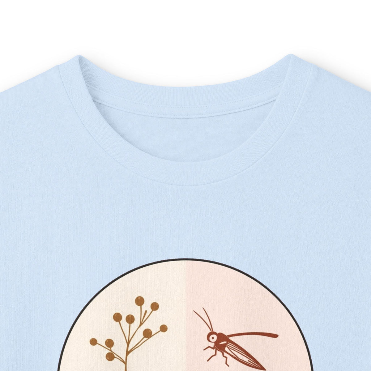 Light Blue | Timeless Long Sleeve Tee, folded view