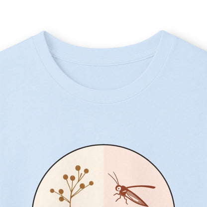 Light Blue | Timeless Long Sleeve Tee, folded view