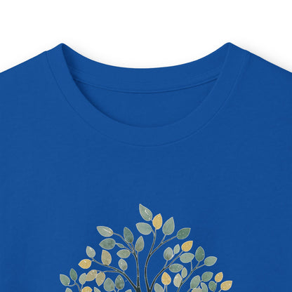 Royal | The Story Tree Long Sleeve Tee, folded view