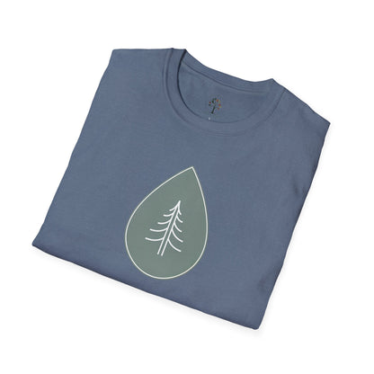 Heather Indigo | Calm Drop, folded view