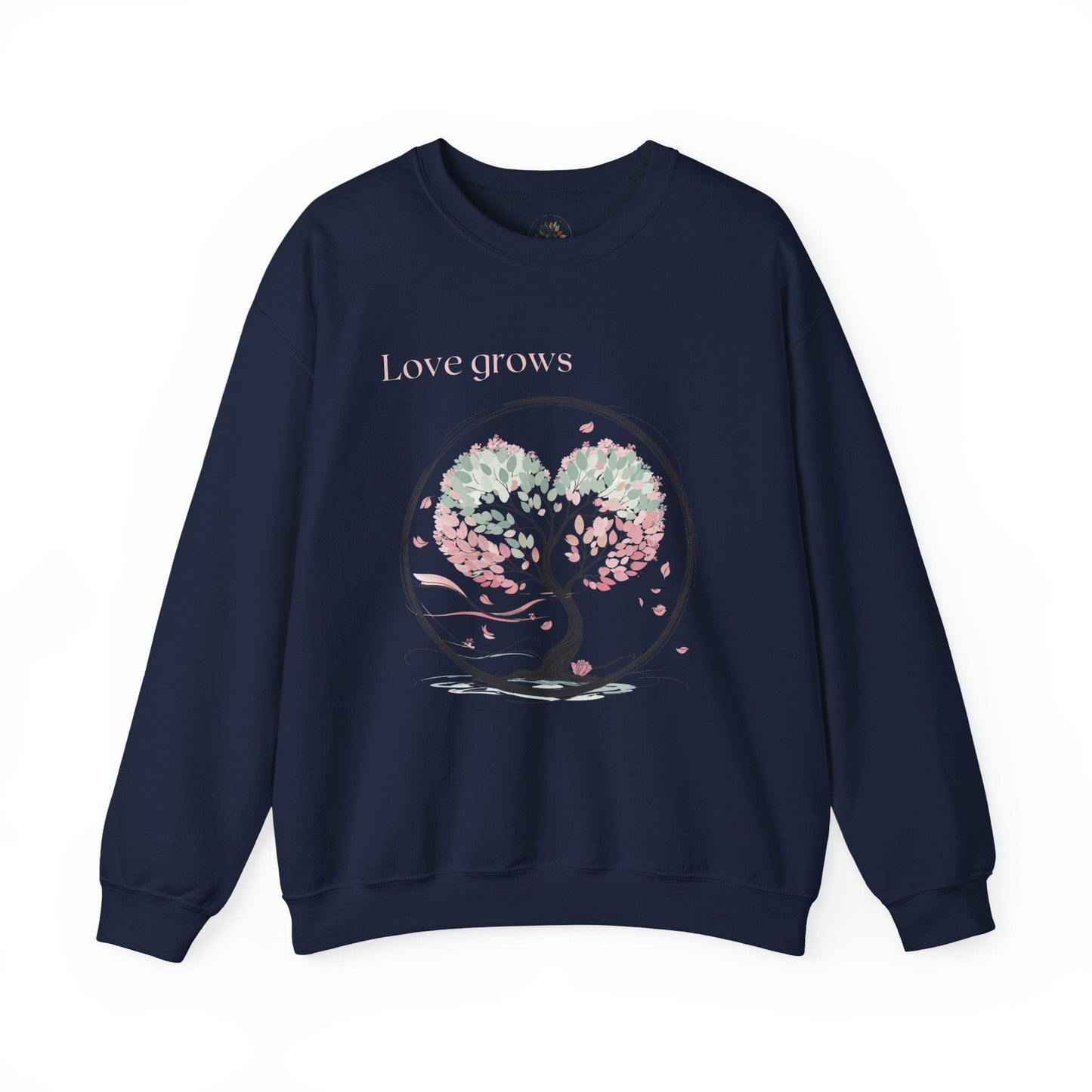 Navy | Love Grows Sweatshirt, front view