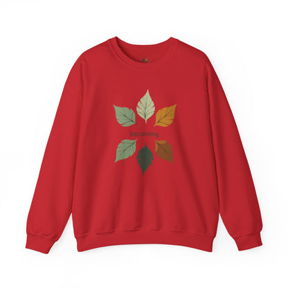 Red | Becoming Sweatshirt, front view