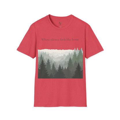 Heather Red | Where SIlence feels like home, front view