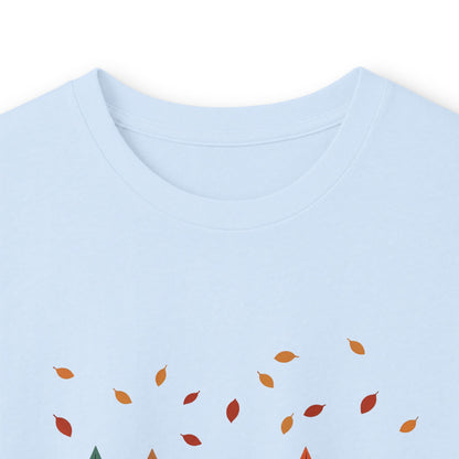 Light Blue | Horizon Fall Long Sleeve Tee, folded view