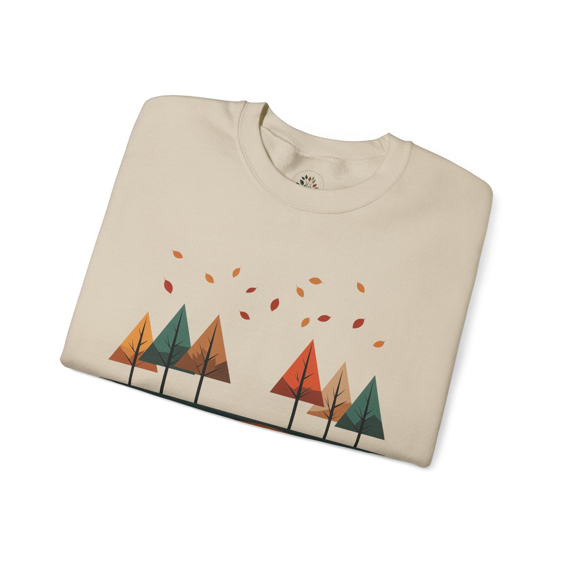 Sand | Horizon Fall Sweatshirt, folded view