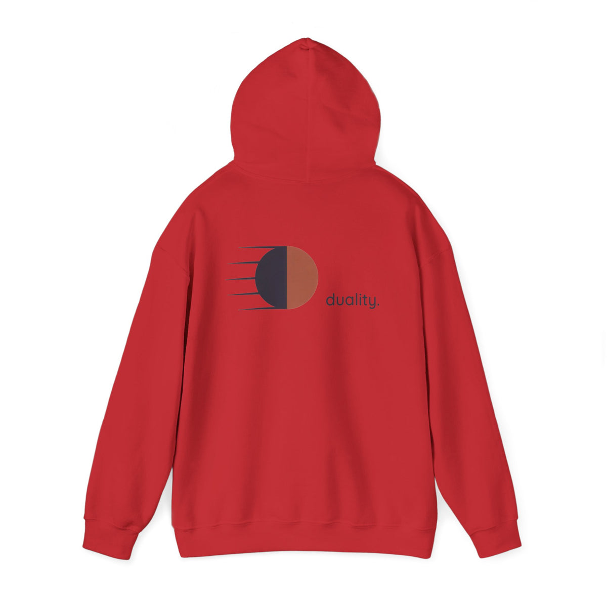 Red | Duality Hoodie, back view 2