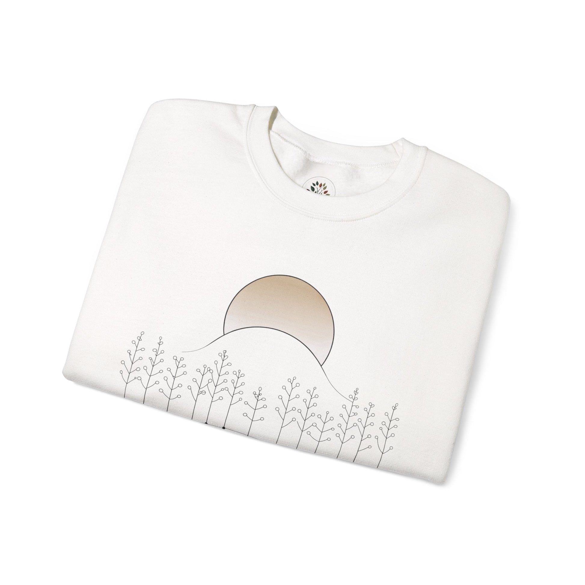 White | Into the Wild Sweatshirt, folded view