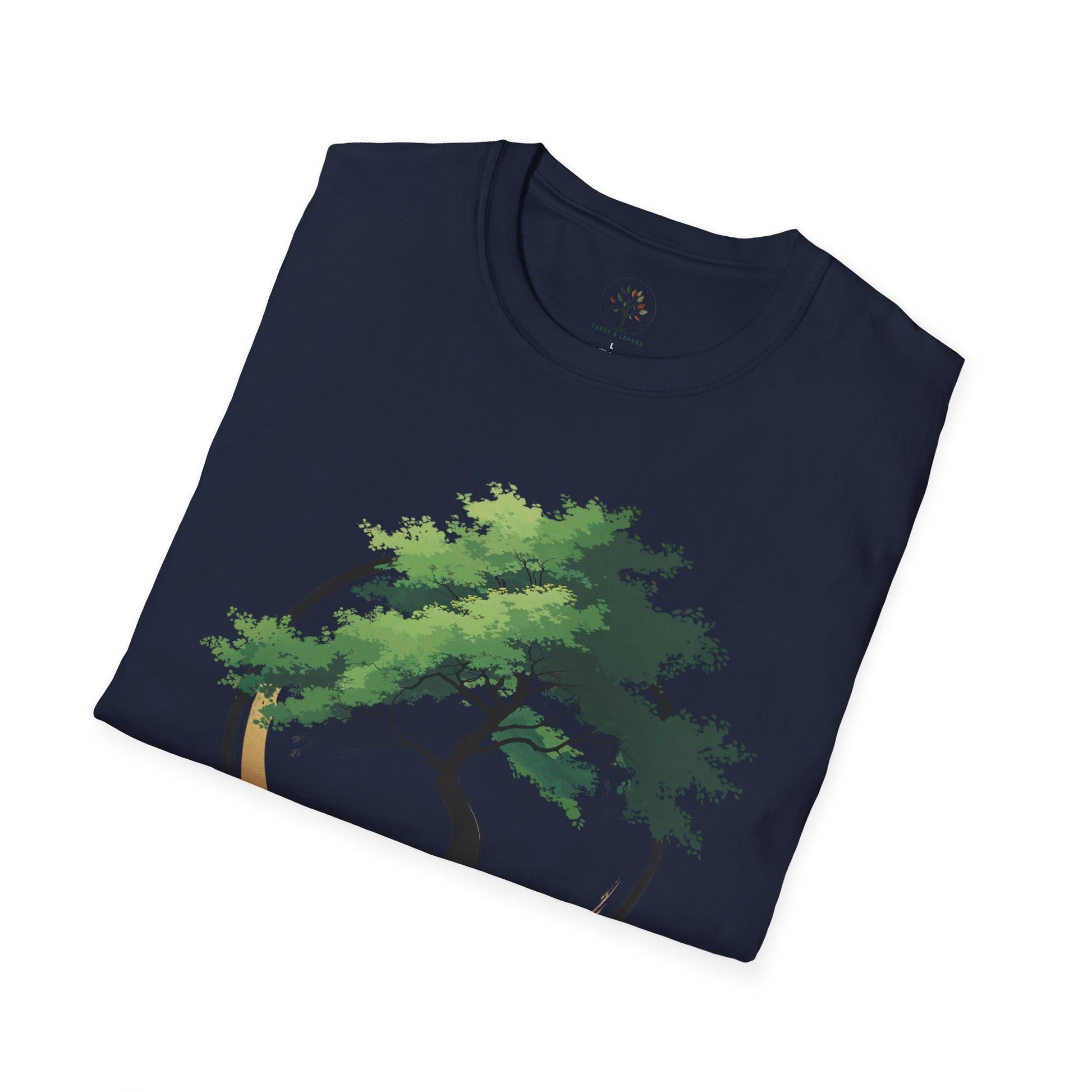Navy | The Zen Tree, folded view